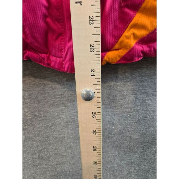 Obermeyer Girls Ski Jacket Size 14 Juniors Coat Pink Hooded Colorblock Insulated - Picture 7 of 14
